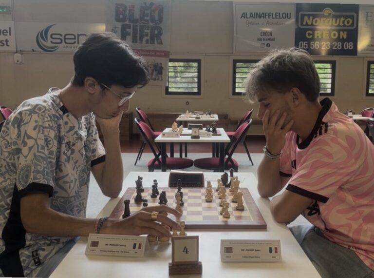 Ewen Pichon de Poitiers-Migné Échecs au tournoi de Créon a réalisé une norme de Maître International
