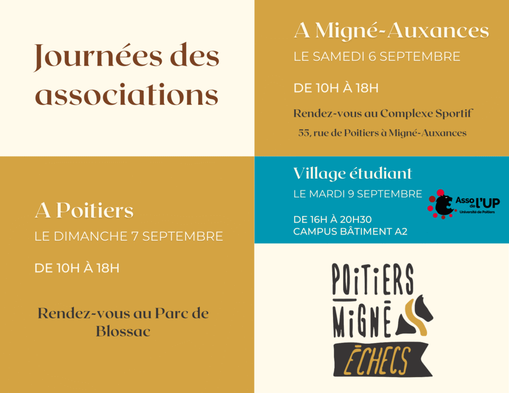 Journées des Associations : à vos agendas ! Journees Assos 20251