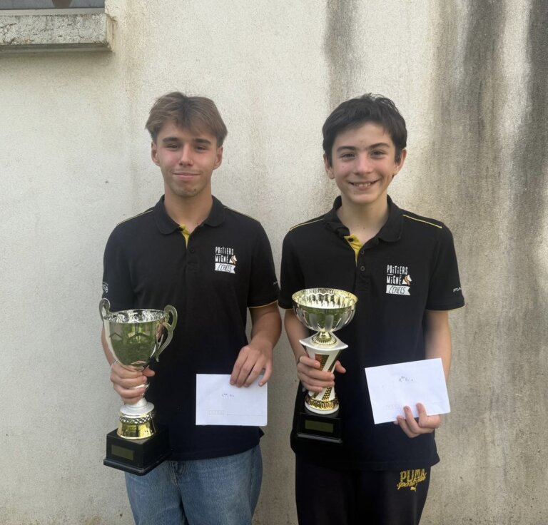 Marius Lefol et Ewen Pichon - Échecs à Poitiers - Vienne - Poitiers-Migné Échecs