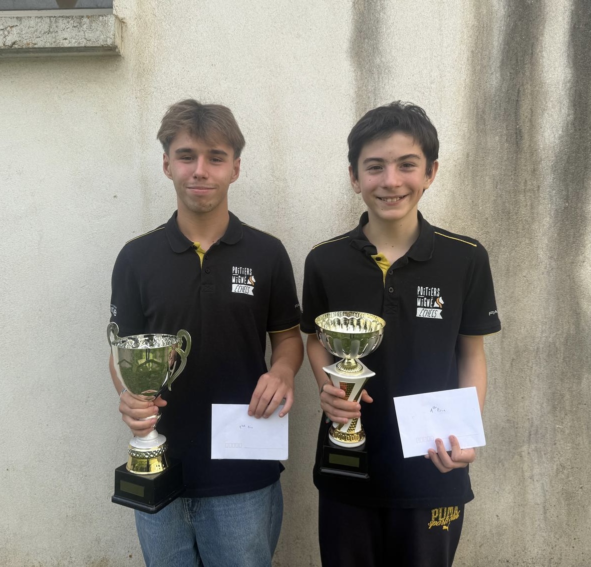Marius Lefol et Ewen Pichon - Échecs à Poitiers - Vienne - Poitiers-Migné Échecs
