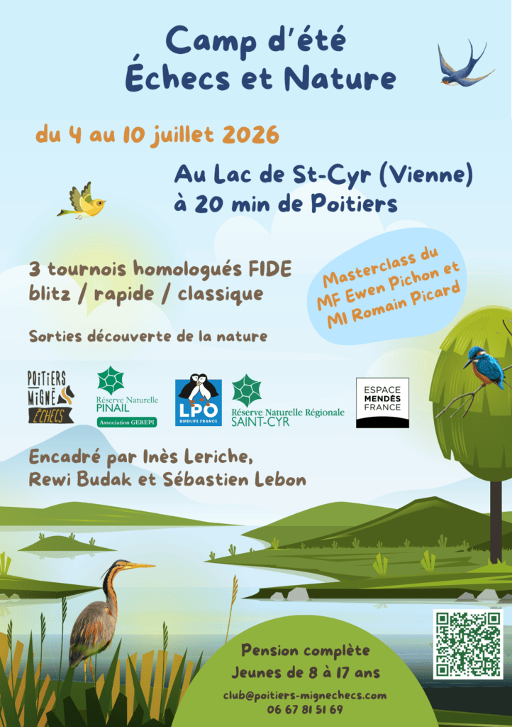 Flyer Camp echecs nature juillet 2026 148 x 210 mm 1