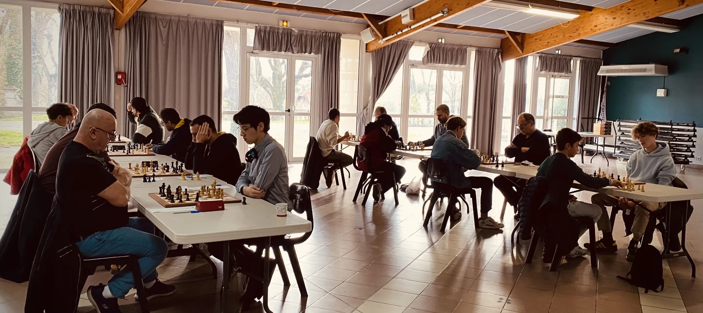 Interclubs parties d'échecs à Poitiers avec Poitiers-Migné-Échecs